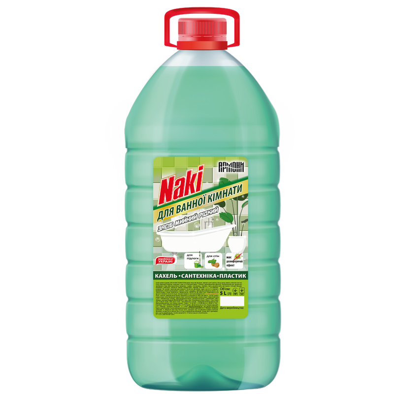 Засіб для миття підлоги NAKI Для ванної кімнати, 5л